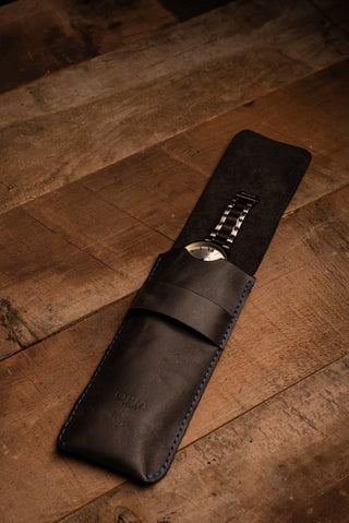 Hakiki Deri Saat Kılıfı/Saat Kesesi Opia Leather