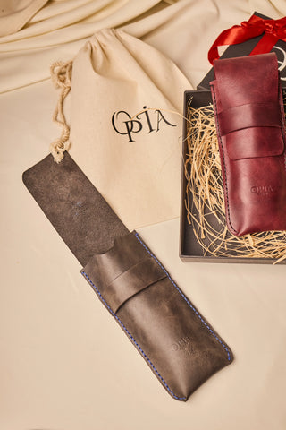 Hakiki Deri Saat Kılıfı/Saat Kesesi Opia Leather