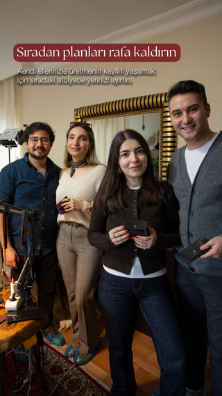 İstanbul Deri Workshop - El Yapımı Deri Kartlık - Opia leather